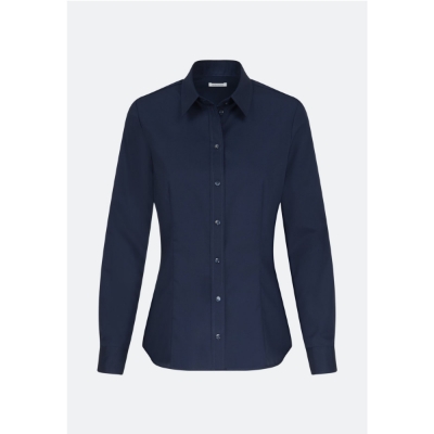 Zeige Details für Bügelfreie Fil a fil Hemdbluse  Bild von Bügelfreie Fil a fil Hemdbluse